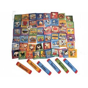 Peanuts Snoopy Holiday Calendar Square Lot | Set of 51 - Vintage